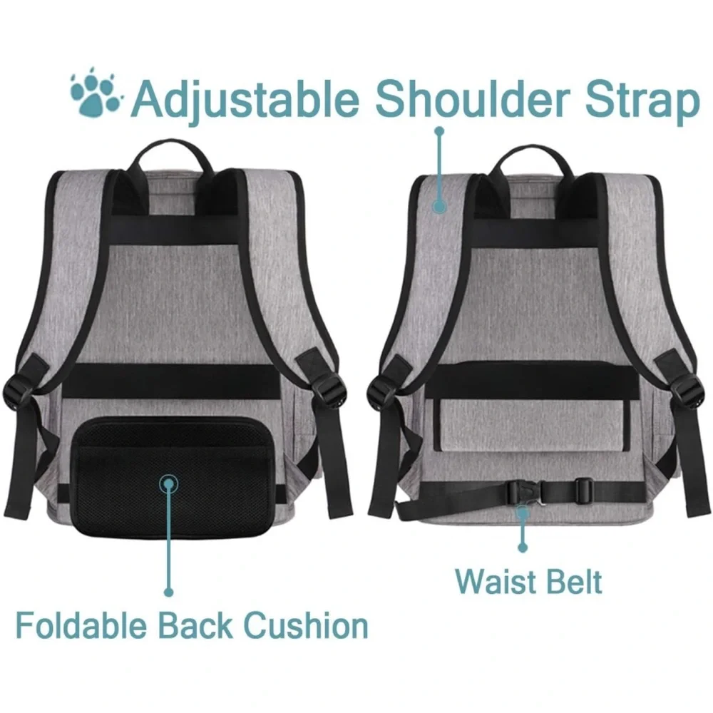 Ytonet Dog/Pet Backpack Carrier with Mesh for Small Dogs & Cats. New